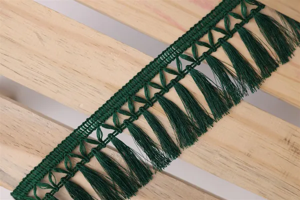 Dark_Green_Polyster_Premium_Lace_For_Women