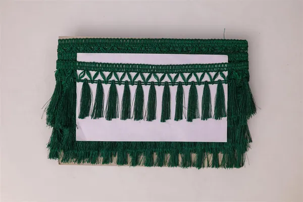 Dark_Green_Polyster_Premium_Lace_For_Women