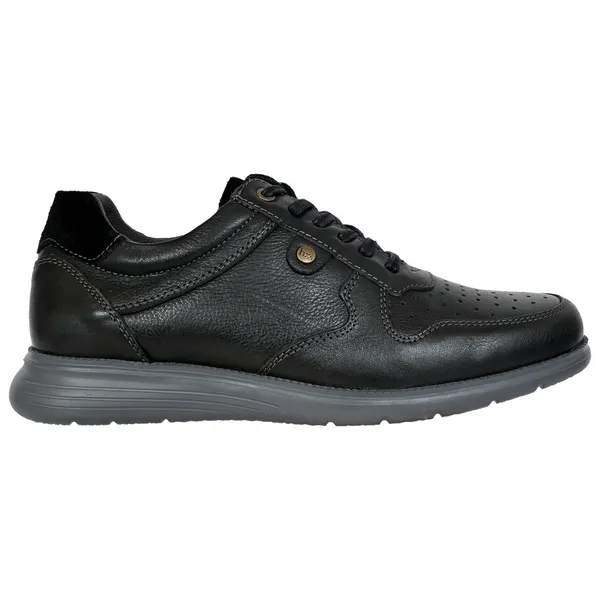 Black_Leather_Men_Perforations_Round_Toe_Lightweight_Sneakers