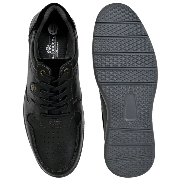 Black_Leather_Men_Perforations_Round_Toe_Lightweight_Sneakers
