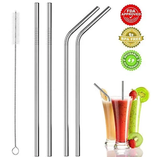 Reusable_Stainless_Steel_Straw_With_Cleaning_Brush__Long_Metal_Straws_For_Drinking(Pack_Of_4)