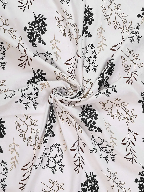 Pack_of_2_Cotton_Midnight_Black_Bloom_Bliss_Printed_Collection_Eyelet_Curtainfor_Window_and_Door