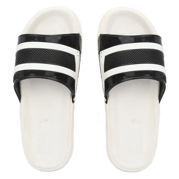 White_Silicon_Strap_And_Eva_Slip_On_Sliders_For_Men