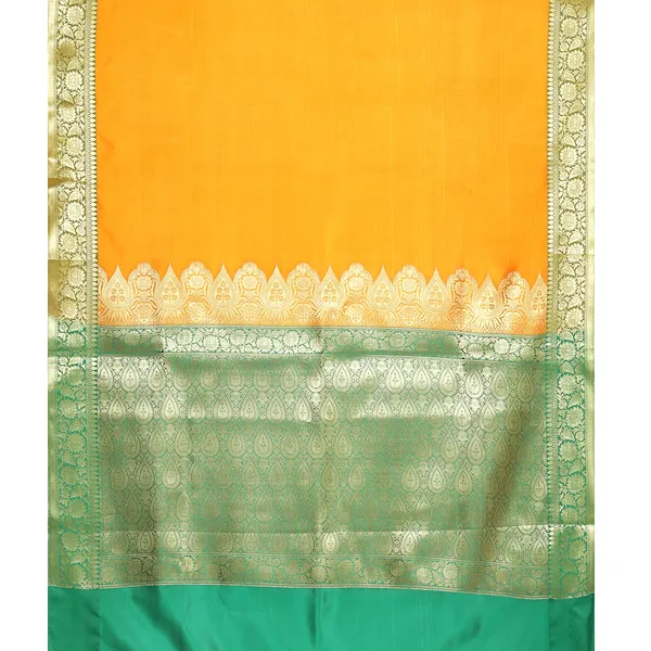 Mustard_Valkalam_Katan_Silk_Banarasi_Sarees_For_Women