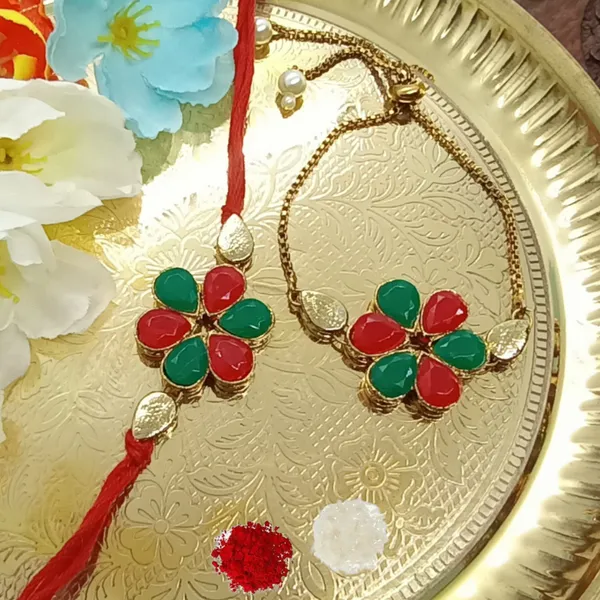 Dhivara_Designer_Bhaiya_Bhabhi_Rakhi_With_Roli_Chawal_(1_Bhabhi_Rakhi,_1_Bhaiya_Rakhi,_Roli_Chawal)