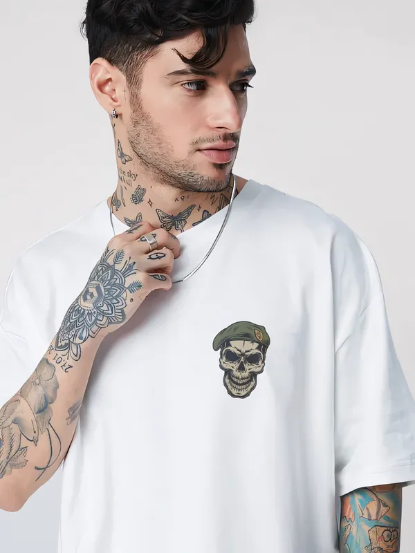White_Printed_Oversized_T-Shirt_For_Men_-_Pure_Cotton_Fabric