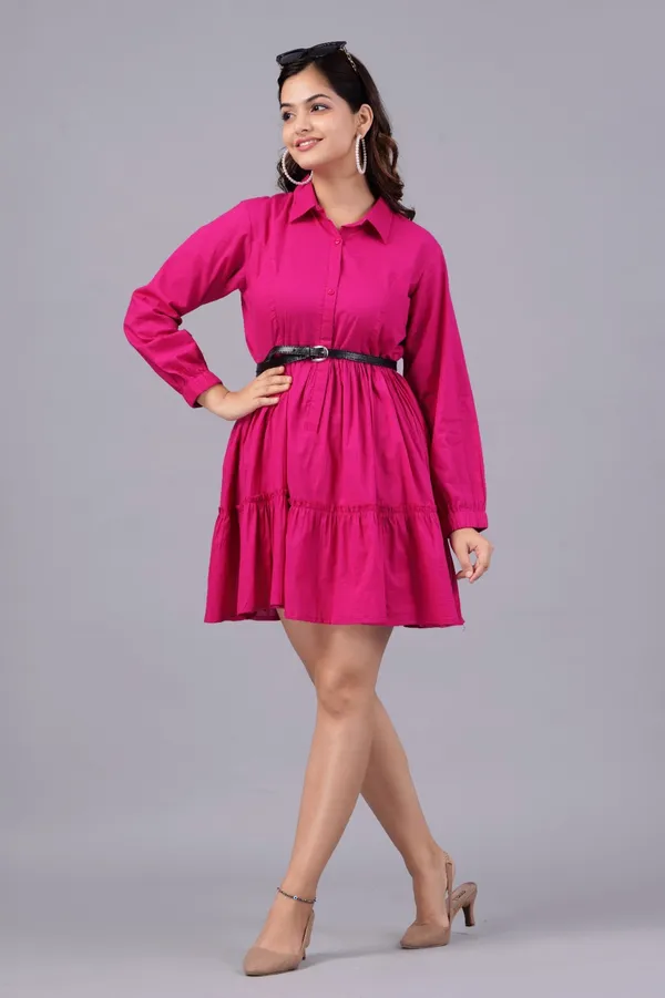 Pink_Premium_Quality_Cotton_Frock_For_Women