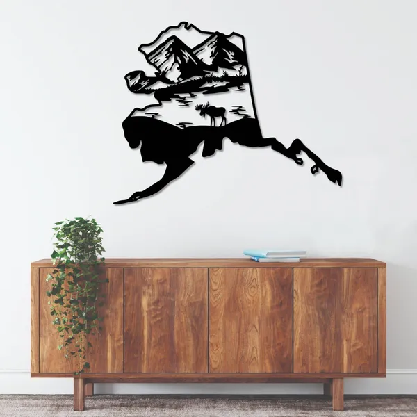 Black_Alaska_State_Wood_-_Wall_Art