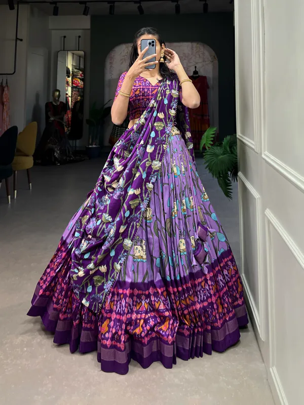 Luvender_Premium_&_Elegant_Dola_Silk_Lehenga_Choli_For_Women