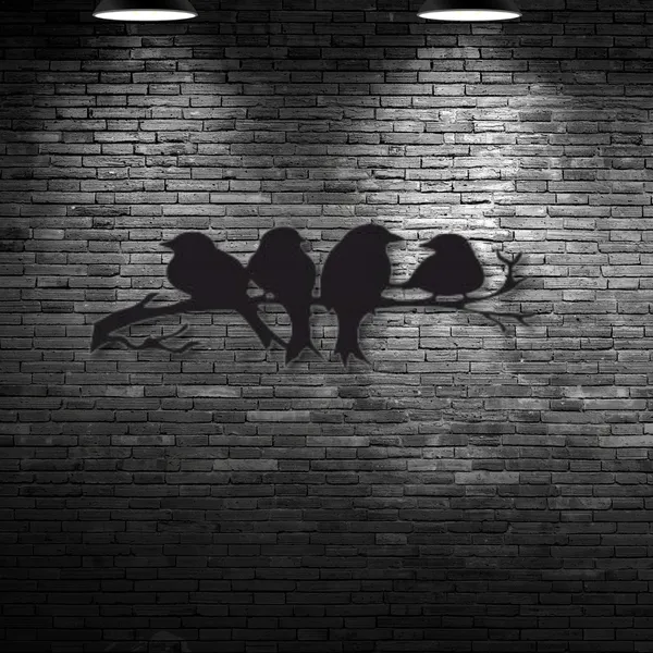 Black_Group_Of_Birds_Stands_On_A_Branch_Wood_Wall_Art