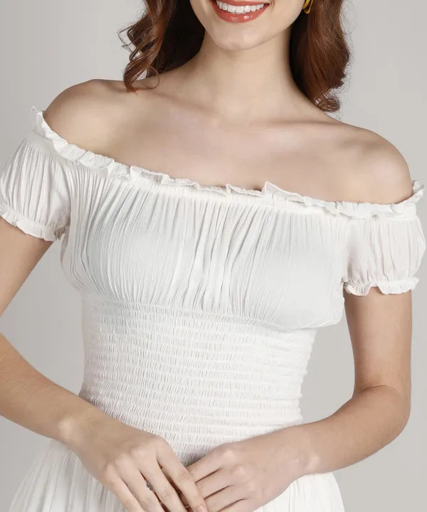 Super_Beautiful_Women_White_Dress_🤍✨