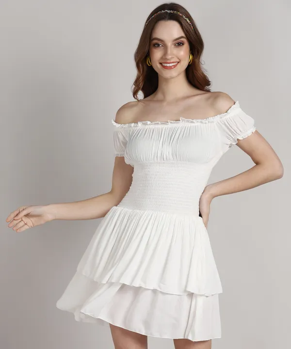 Super_Beautiful_Women_White_Dress_🤍✨