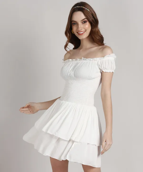 Super_Beautiful_Women_White_Dress_🤍✨