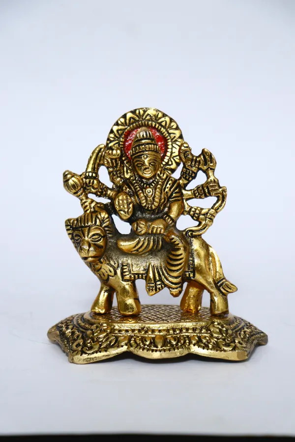 Gold_Durga_Maa_Murti_Decorative_Showpiece
