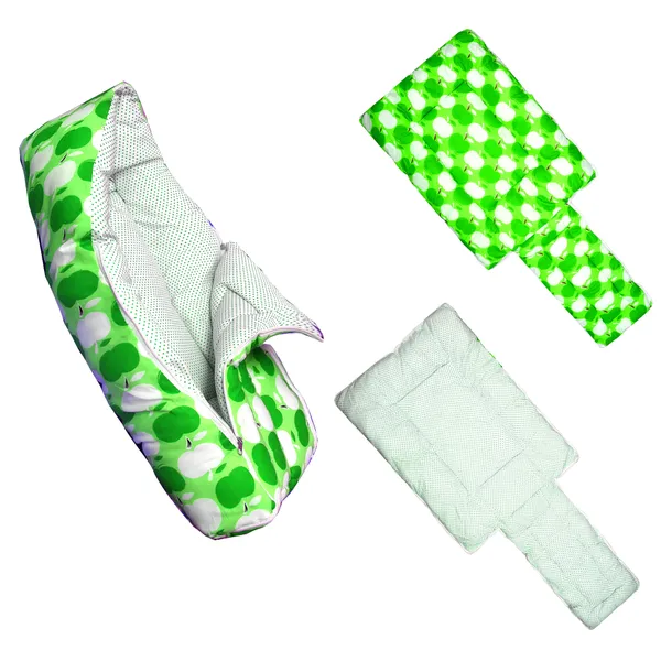 Cheeky_Cheeky_Baby_Bedding_Set_with_Pillow_and_Sleeping_Bag_Combo_(Green)
