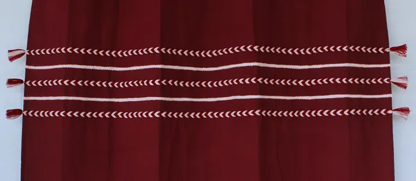 Pack_of_2_Cotton_Maroon_Boho_Braids_Collection_Curtain_Set_for_Window_and_Door