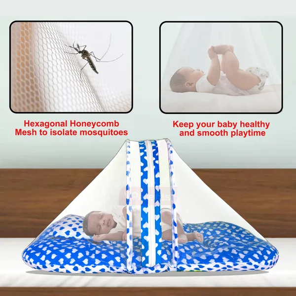 Rosy_Baby_Bedding_Set_with_Pillow_and_Drysheet_Combo_(Blue)