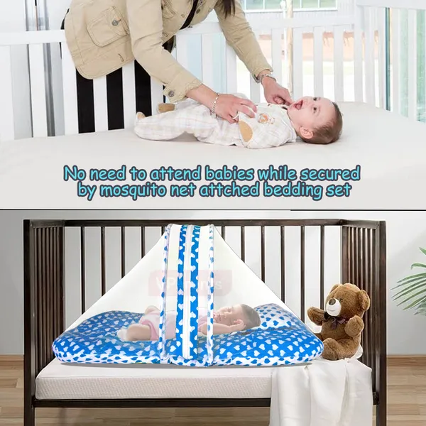 Rosy_Baby_Bedding_Set_with_Pillow_and_Drysheet_Combo_(Blue)