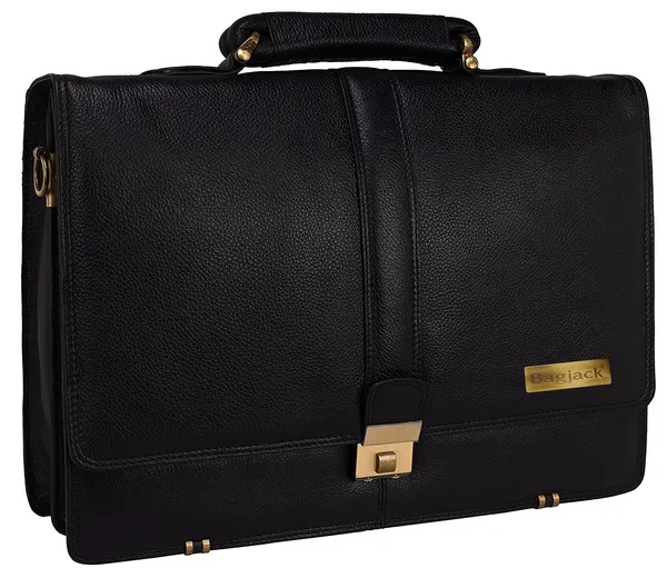 100%_Pure_Leather_Black_Laptop_Bag_(3_Years_warranty)