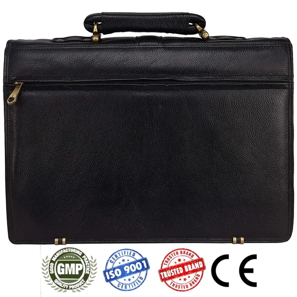100%_Pure_Leather_Black_Laptop_Bag_(3_Years_warranty)