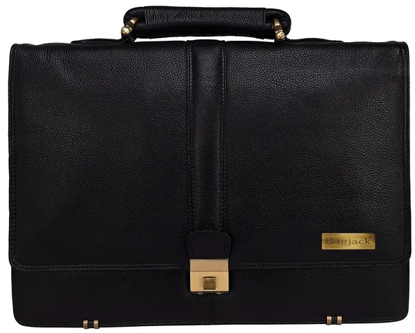 100%_Pure_Leather_Black_Laptop_Bag_(3_Years_warranty)