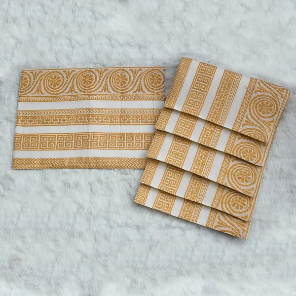 Pack_of_6_Piece_Cotton_Yellow_Plaza_Circular_Lurex_Collection_Place_Mat_For_Dining_Room_and_Living_Room