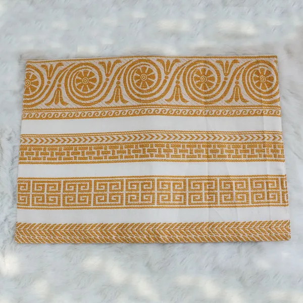 Pack_of_6_Piece_Cotton_Yellow_Plaza_Circular_Lurex_Collection_Place_Mat_For_Dining_Room_and_Living_Room