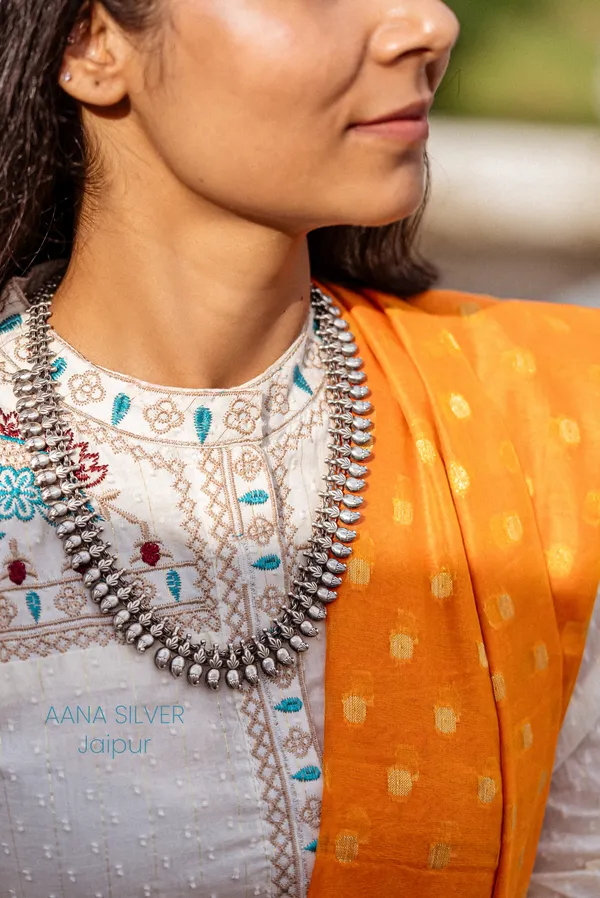 925_Pure_Sterling_Silver_|_Aabharan_Versatile_Necklace_|_Well_Stamped_&_Hallmarked