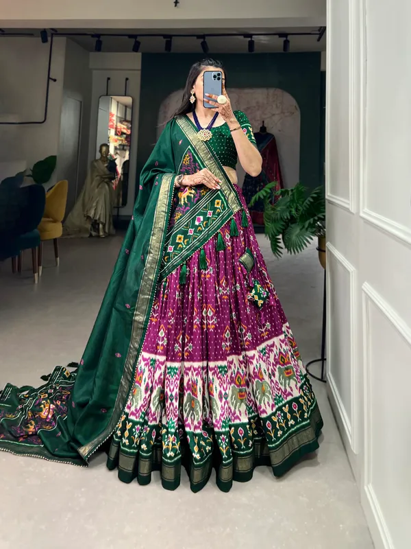 Purple_Premium_&_Elegant_Dola_Silk_Lehenga_Choli_For_Women