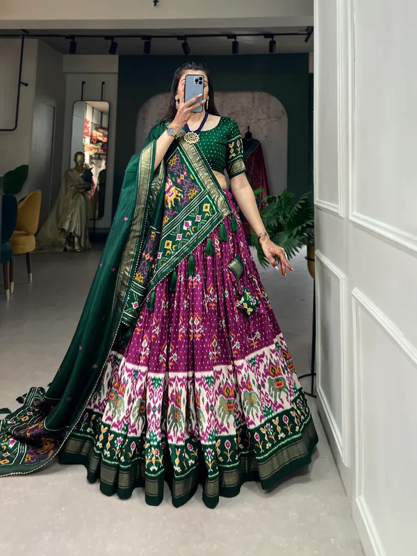 Purple_Premium_&_Elegant_Dola_Silk_Lehenga_Choli_For_Women