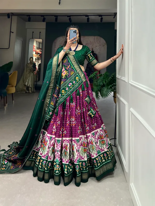 Purple_Premium_&_Elegant_Dola_Silk_Lehenga_Choli_For_Women