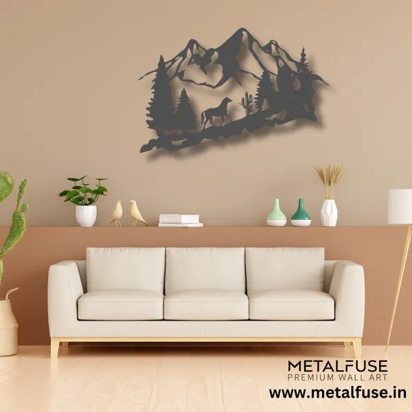 Wooden_Wall_Art_for_Home_Decoration__|_Mountain_Horse__|_Black