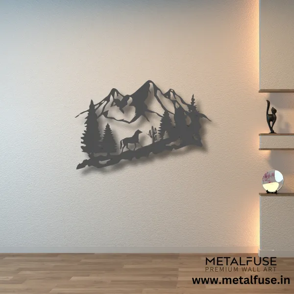 Wooden_Wall_Art_for_Home_Decoration__|_Mountain_Horse__|_Black