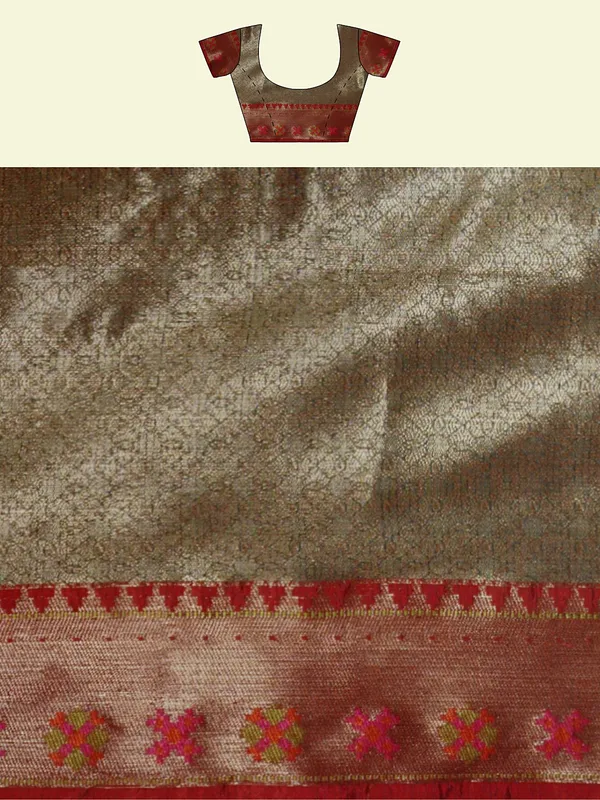Black_Cotton_Blend_Banarasi_Sarees_For_Women
