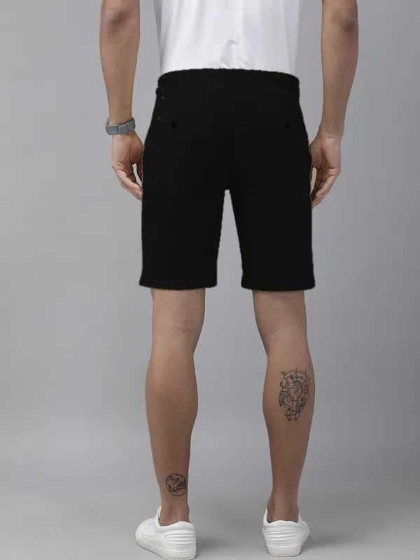 Black_Cotton_Blend_Premium_Solid_Chino_Shorts_For_Men