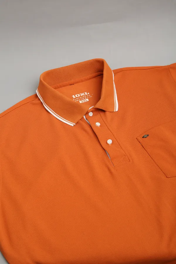 Plus_Size_Plain_Sepia_Brown_Polo_T-_Shirt_(2102)