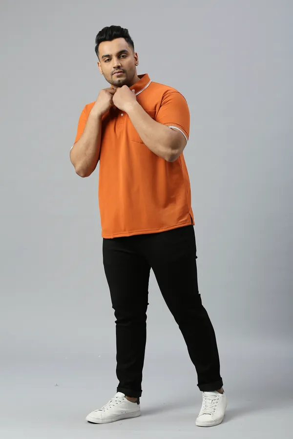 Plus_Size_Plain_Sepia_Brown_Polo_T-_Shirt_(2102)