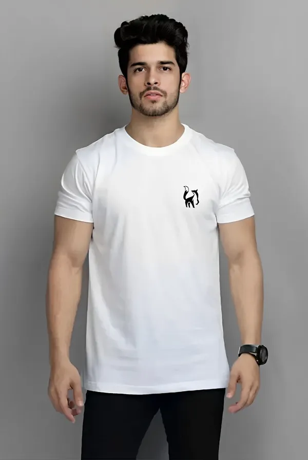 White_back_Printed_Half_Sleeve_Cotton_T-Shirt_For_Men