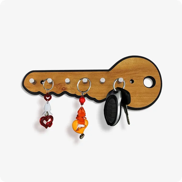 Wooden_Heaven__Key_Shape_Wooden_Key_Holder_With_6_Pin