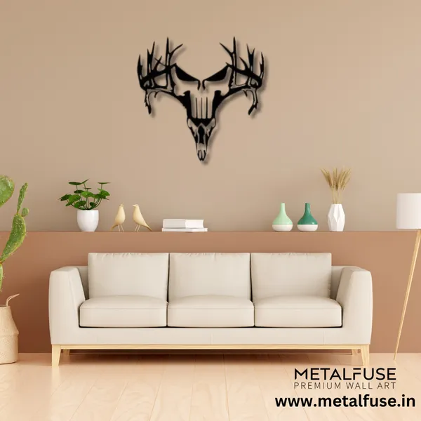 Wooden_Wall_Art_for_Home_Decoration__|_Deer_Punisher__|_Black