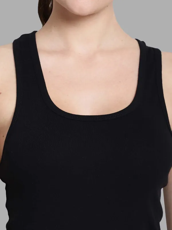 Black_Cotton_Rib_Racerback_Tank_Top_For_Women
