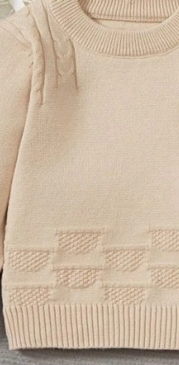 100%_Cotton_Peach_Classic_Knitted_Sweatshirt_For_Kids