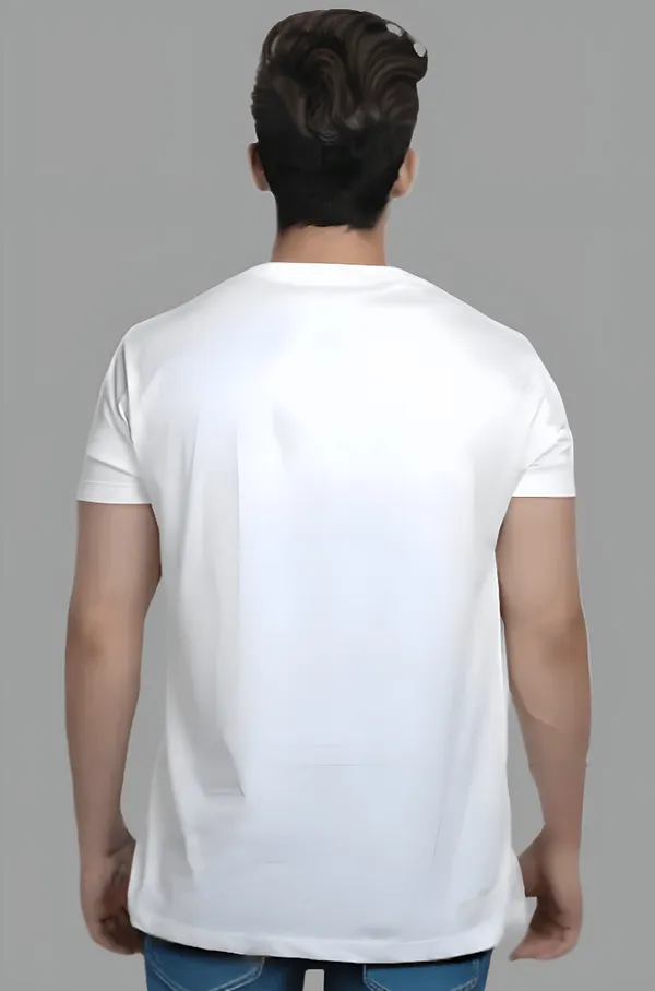 White_Printed_Half_Sleeve_Cotton_T-Shirt_For_Men