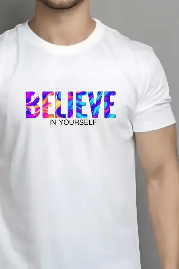 White_Printed_Half_Sleeve_Cotton_T-Shirt_For_Men