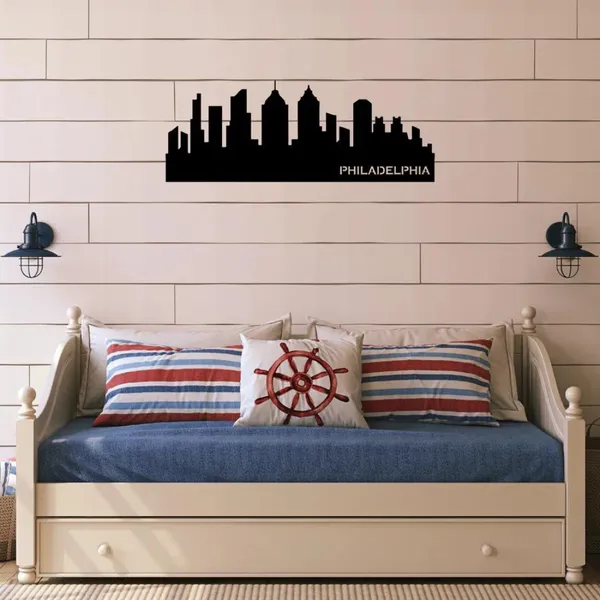 Wooden_Wall_Art_for_Home_Decoration__|_Philadelphia_Skyline__|_Black