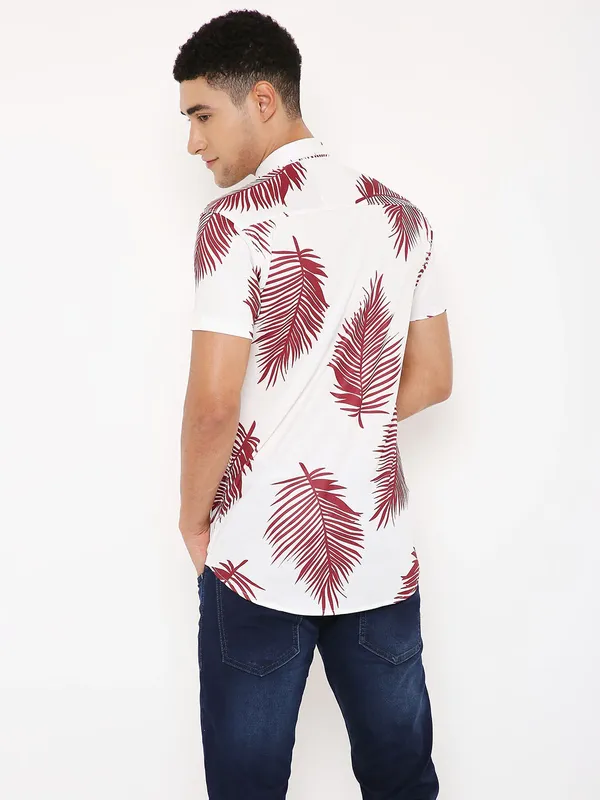 Lycra_fabric_digital_printed_Men's_ShirtHalf_Sleeves