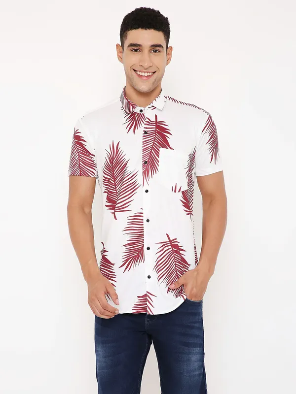 Lycra_fabric_digital_printed_Men's_ShirtHalf_Sleeves