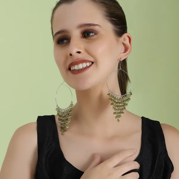 Olive_Shiny_Dangle_Fancy_Earring_For_Women