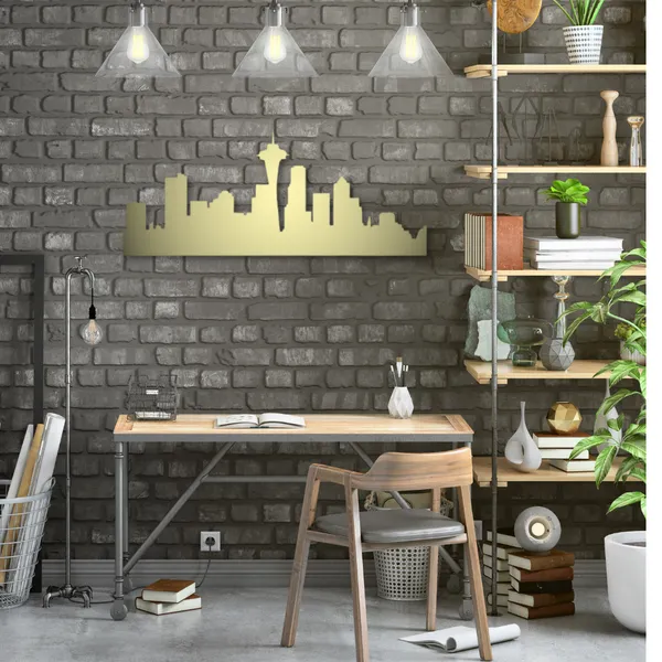 Metal_Wall_Art_for_Home_Decoration__|_Seattle_Skyline__|_Gold