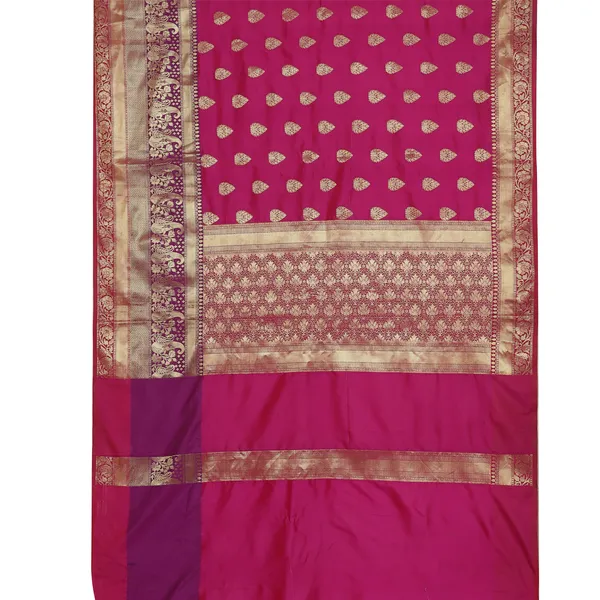 Purple_Cotton_Blend_Banarasi_Sarees_For_Women